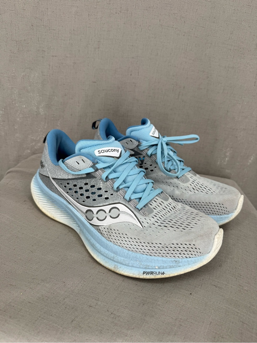 Saucony Ride 17 Blue & Gray Running Sneakers
Sz 12